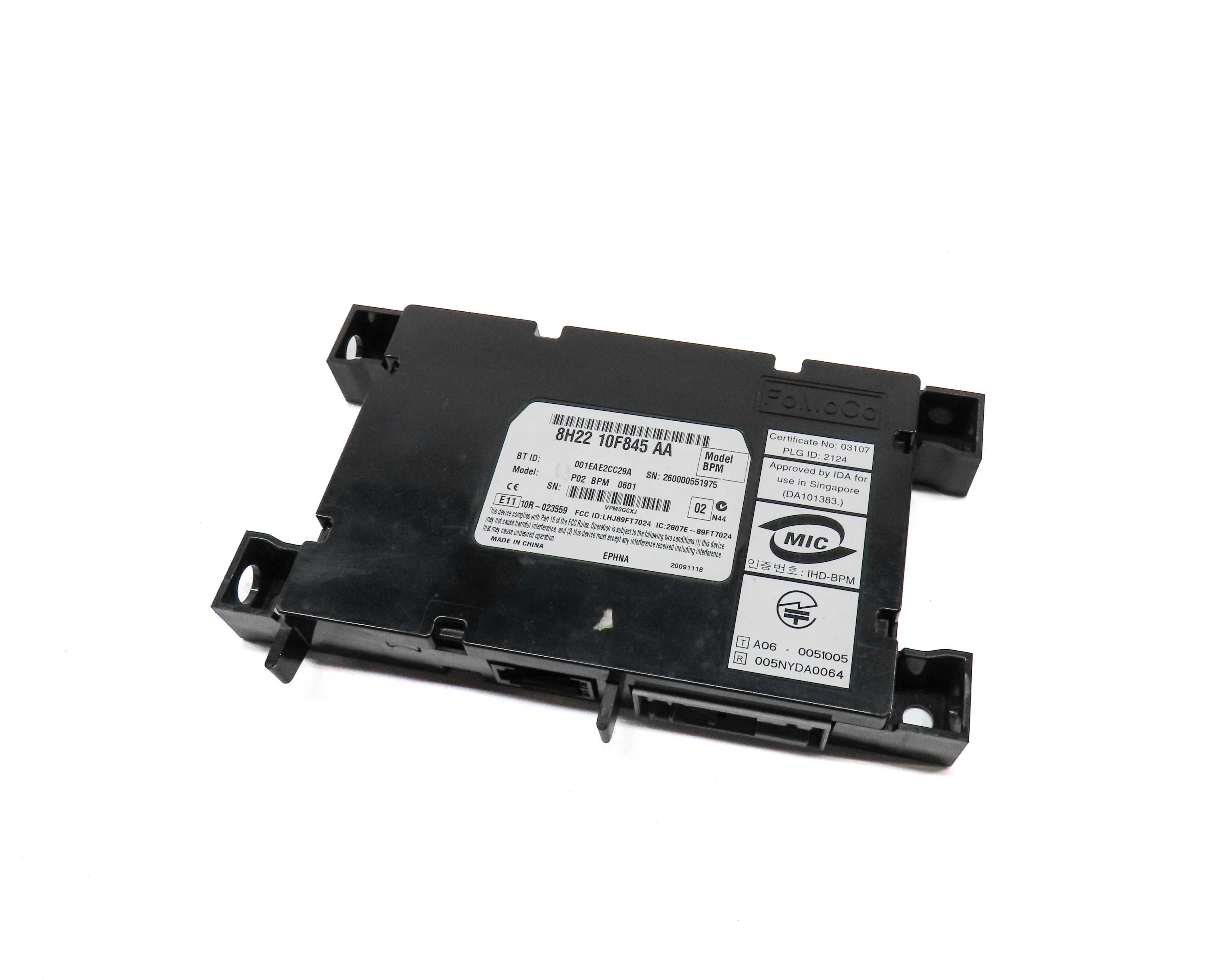 2010 RANGE ROVER (L322) CELL PHONE BLUETOOTH COMMUNICATION CONTROL MODULE — exact item pictured